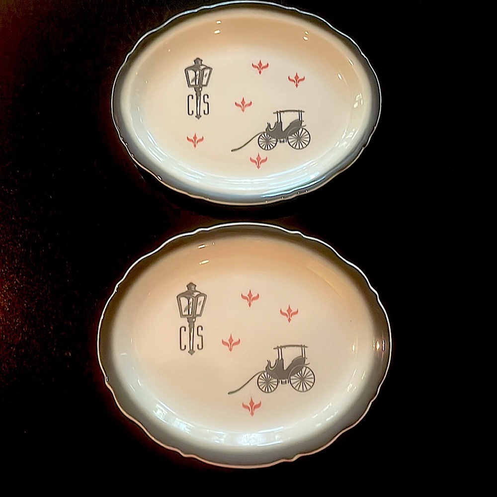 Wellsville China - Surrey WLS 33 Pattern Restaurant Diner Ware - Set of 4